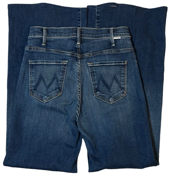 MOTHER
The Hustler Roller Sneak high-rise wide-leg jeans 28 - Picture 4 of 14